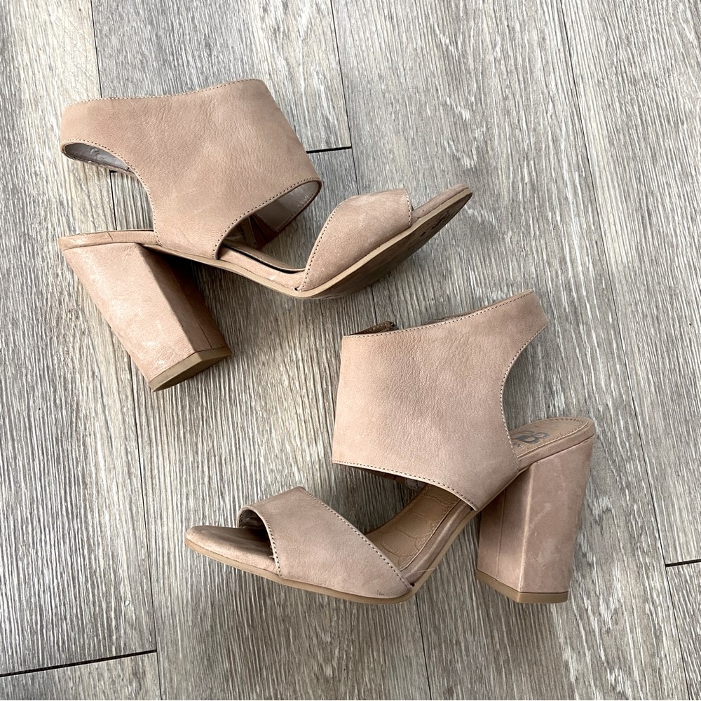 Gianni bini camel suede heels
